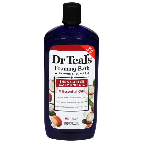 Dr Teal's Shea Butter & Almond Oil Foaming Bath (34 fl oz)