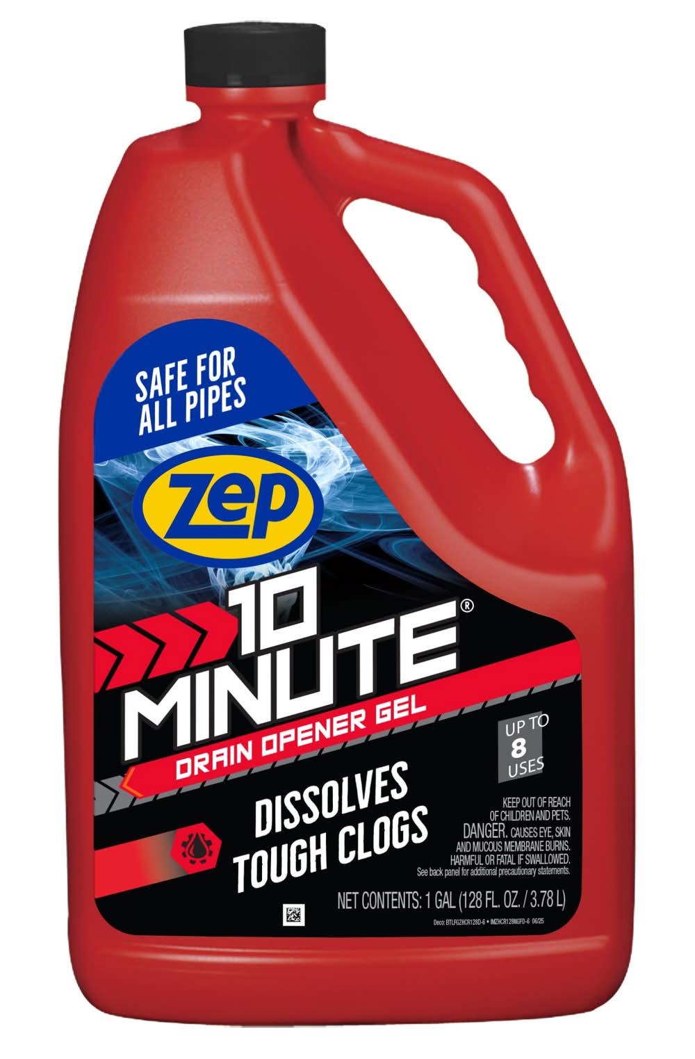 Zep 10 Minute Drain Opener Gel 128 Ounce(s) Drain Cleaner Pour bottle