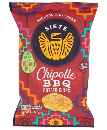 Siete Chipotle BBQ Kettle Cooked Potato Chips