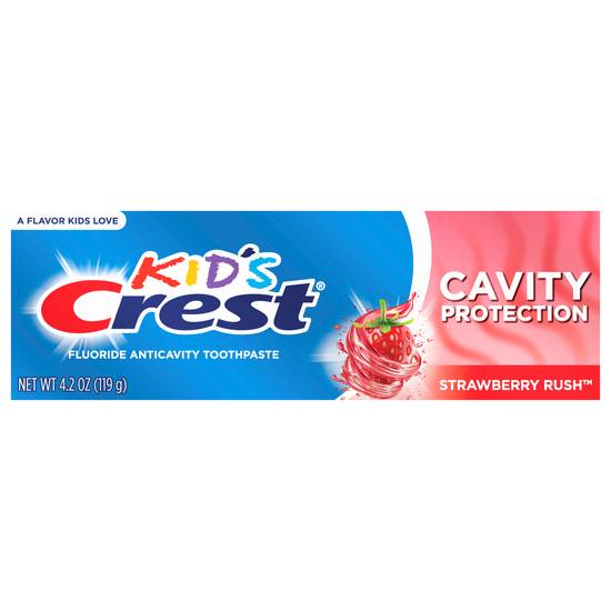 Crest Cavity Protection Fluoride Anticavity Strawberry Rush