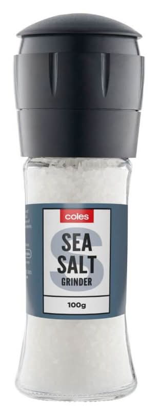 Coles Sea Salt Grinder (100g)