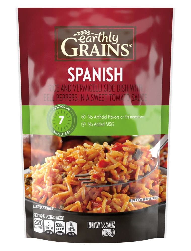 Earthly Grains Rice & Sauce, Spanish (5.6 oz)