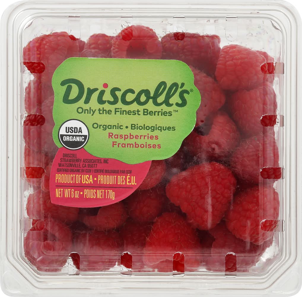 Driscoll's Organic Raspberries (6 oz)