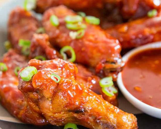 Korean Spicy Chicken Wings 5 Pieces