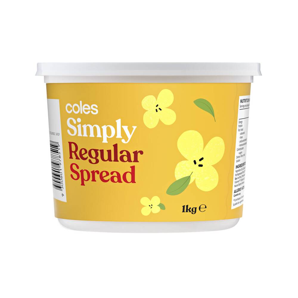 Coles Regular Butter Spread (1kg)