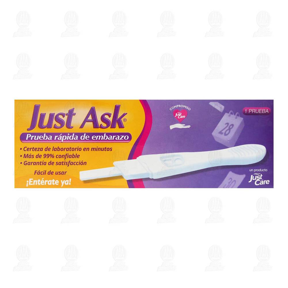 Just Ask · Prueba embarazo