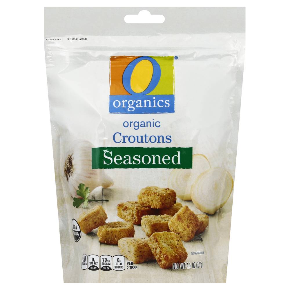 O Organics Organic Seasoned Croutons (4.5 oz)