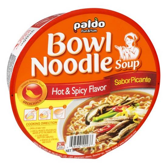 Paldo Noodle Bowl Hot & Spicy