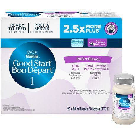 Good Start with Omega and GOS Nurser, 8 x 89 ml – Nestlé : Formula