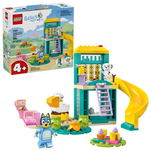 LEGO · Bluey diversión en el parque de juegos con bluey y chloe