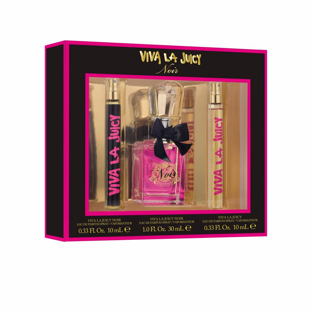 Juicy Couture Viva La Juicy Noir For Women 3 Piece Fragrance Gift Set