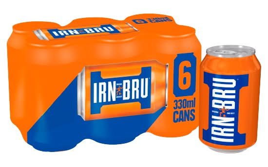 IRN-BRU Sparkling Flavoured Soft Drink (6 x 330ml)