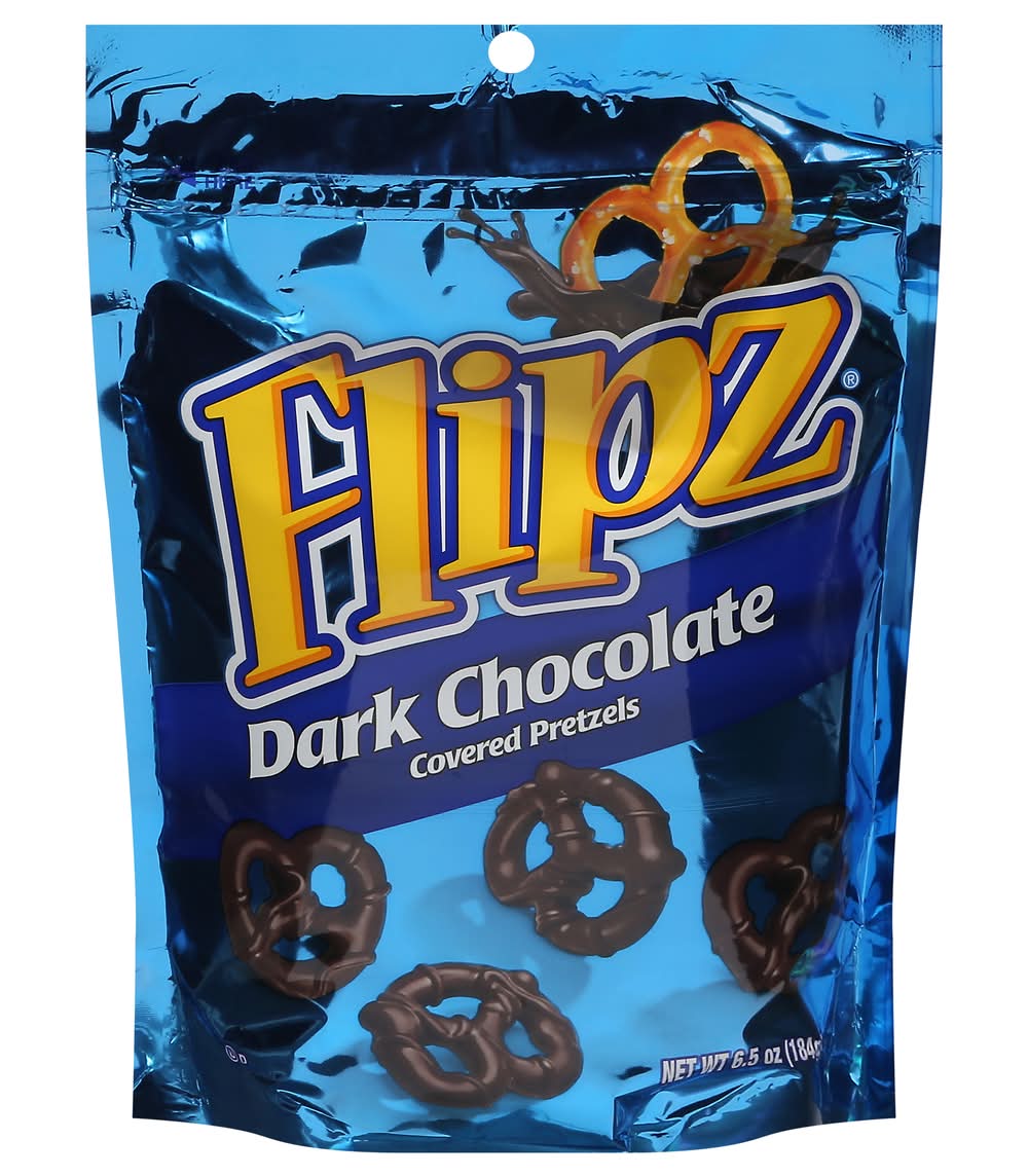 Flipz Covered Pretzels, Dark Chocolate (6.5 oz)