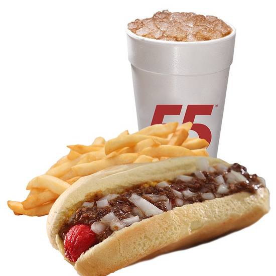 Order Hot Dog Meal food online from Hwy 55 Burgers, Shakes & Fries store, New Bern on bringmethat.com