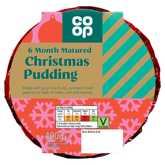 Co-op Christmas Pudding (400g)