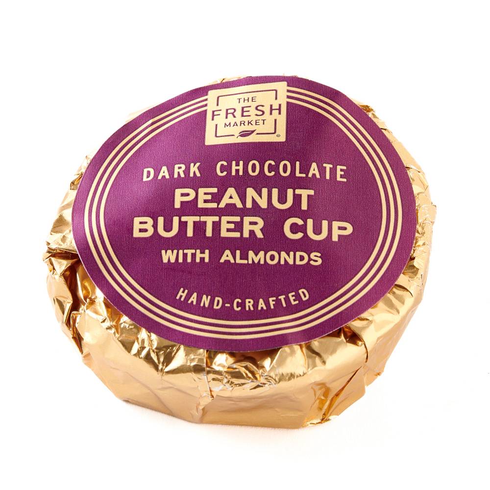 The Fresh Market Dark Chocolate Almond Peanut Butter Cups (2 oz)