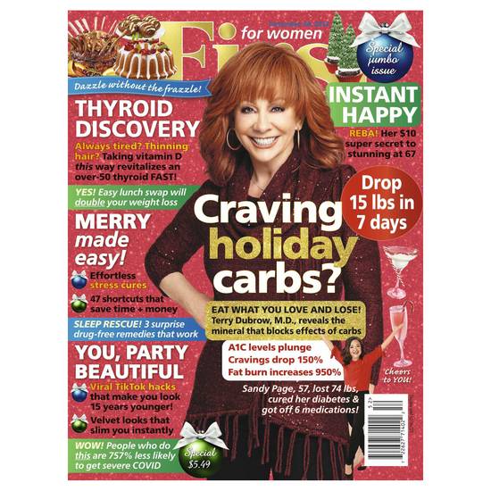 First For Women Craving Holiday Carbs? Magazine