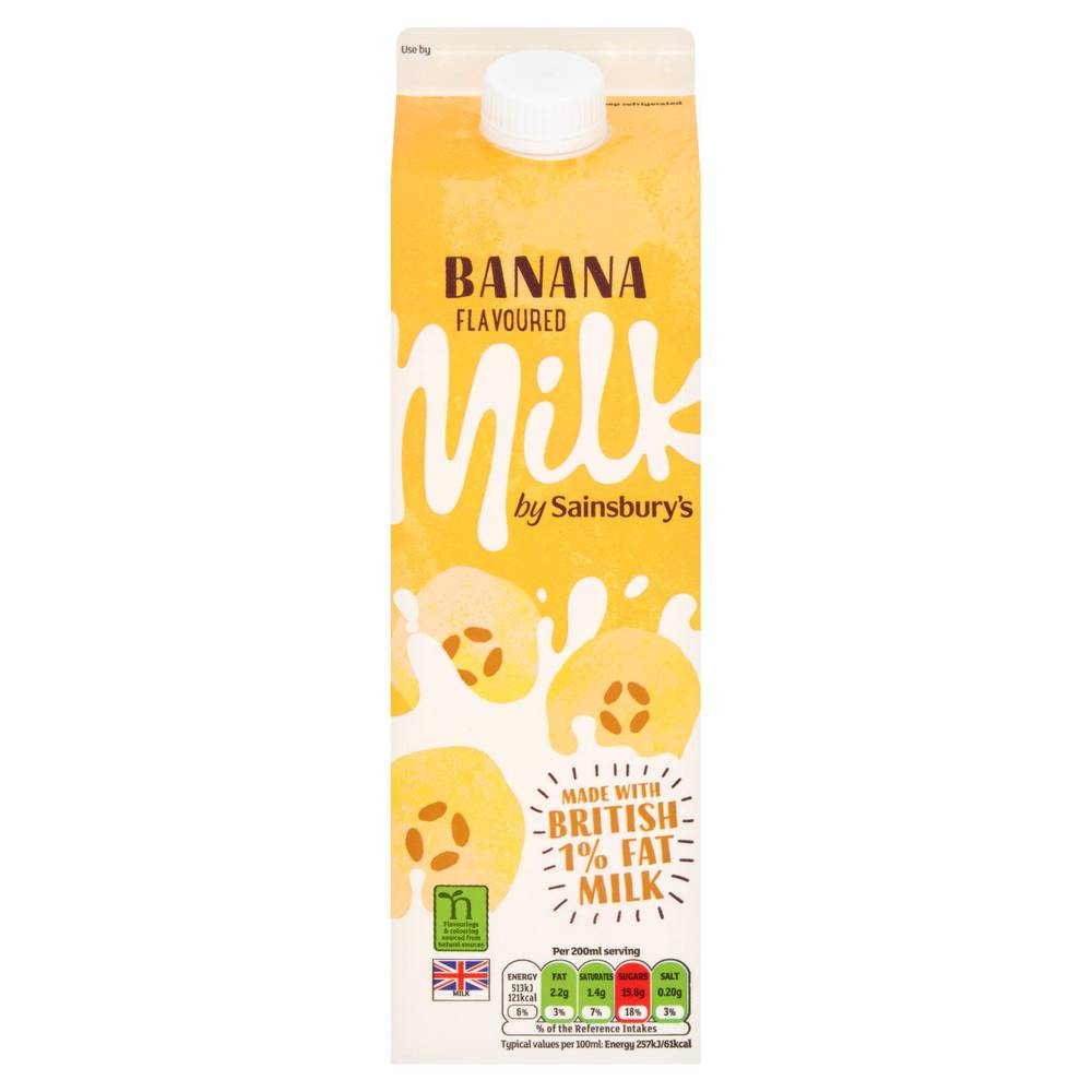 Sainsbury's Banana Milkshake 1L