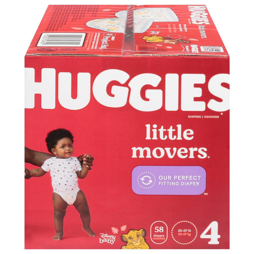 Huggies Little Movers Disney Baby Diapers, 4 (58 ct)