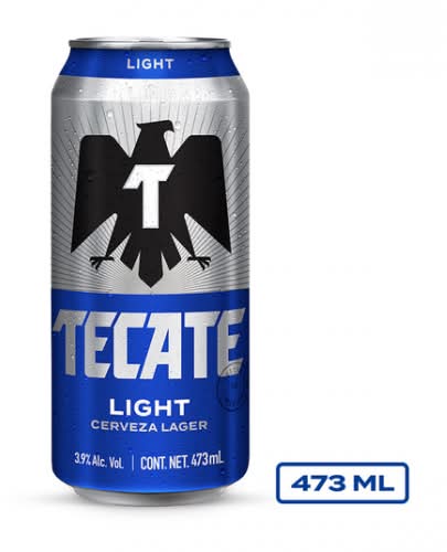 Tecate · Cerveza light tipo lager (473 ml)