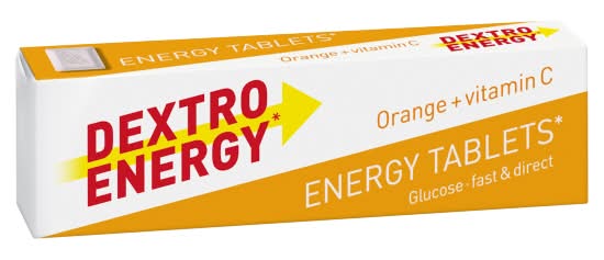 Dextro Energy Orange, Vitamin C Energy Tablets (47g)