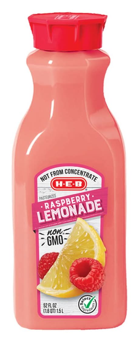 H-E-B · Jugo de limonada y frambuesa (1,5 L)