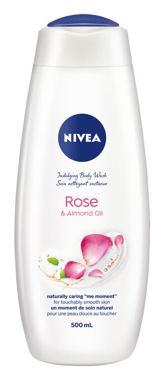 Nivea gel douche à l'huile de rose et d'amande (6 x 500 ml) - rose & almond oil body wash (500 ml)