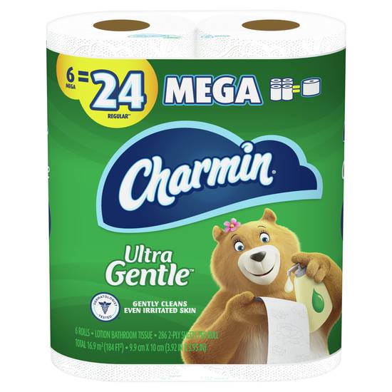 Charmin Ultra Gentle Toilet Paper - Mega Rolls, 6 ct