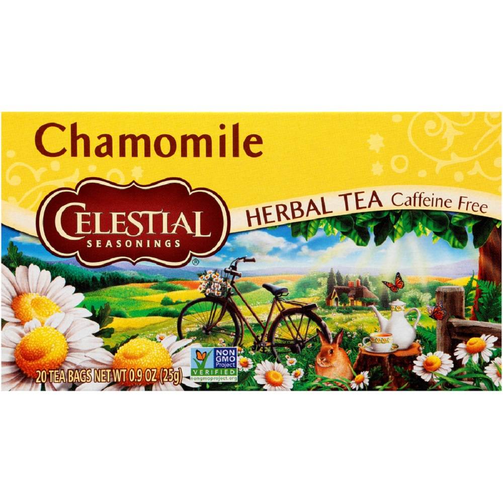 Celestial Seasonings Herbal Tea Bags Chamomile (20 Ct)