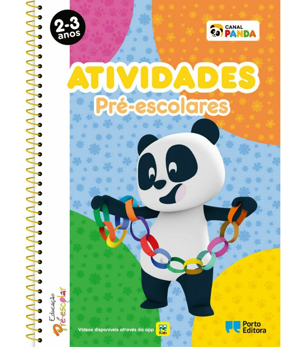 Atividades Pré-Escolares Panda 2-3 Anos