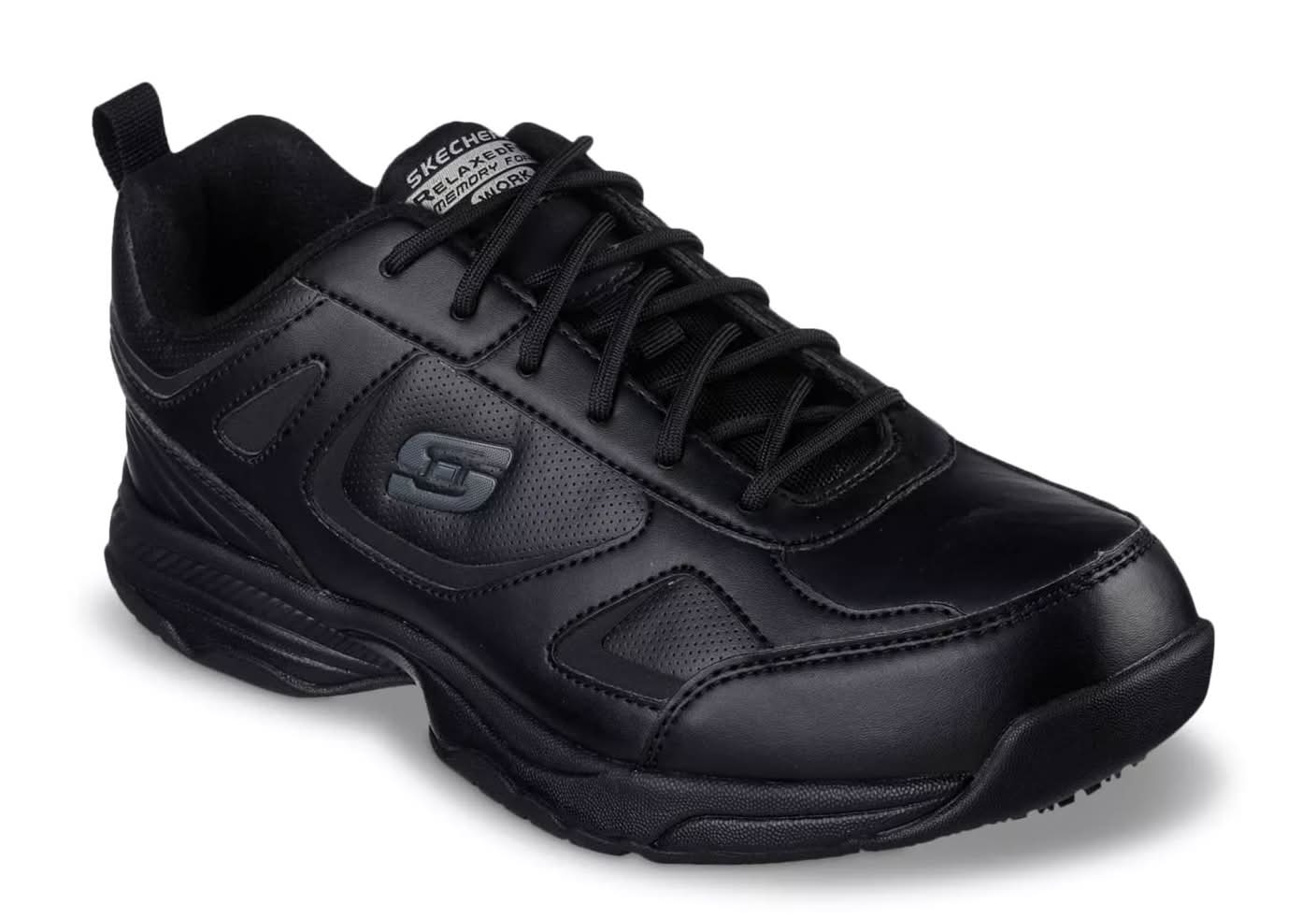 Skechers Work Relaxed Fit Dighton Sr Sneaker - Men's (Black Wide - 10.5)