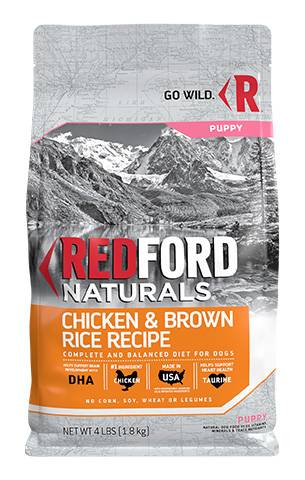Redford Naturals Puppy Chicken & Brown Rice Recipe Dog Food, 12 Pounds