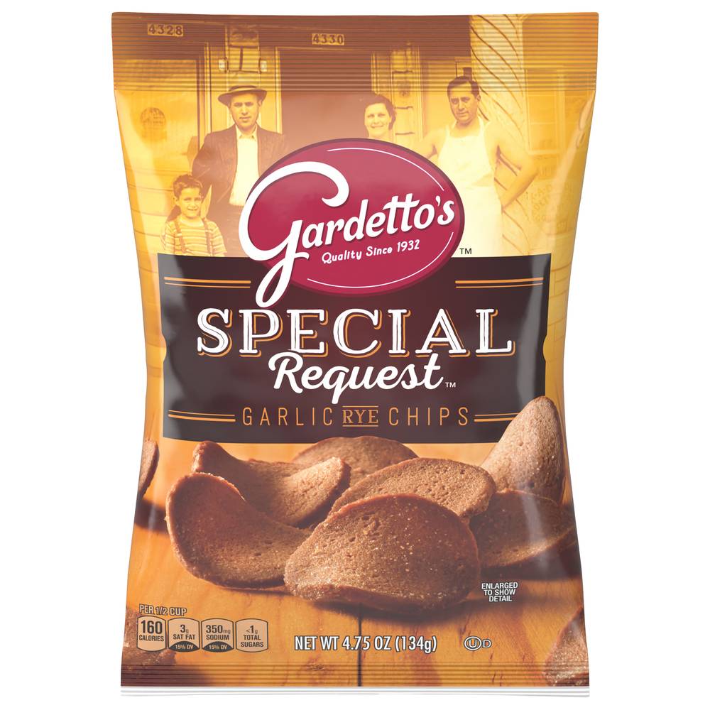 Gardetto's Rye Chips, Garlic (4.75 oz)