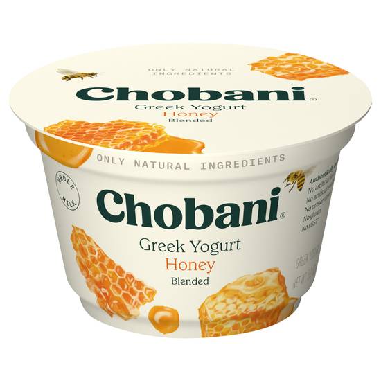 Chobani Honey & Cream Blended Greek Yogurt