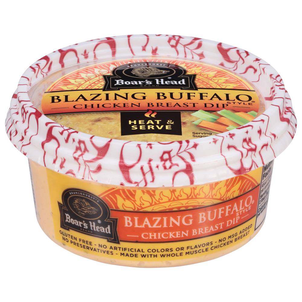 Boar's Head Blazing Buffalo Style Breast Dip, Chicken (10 oz)