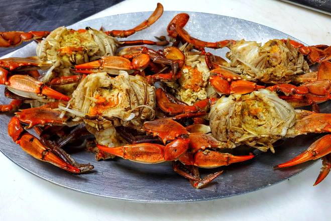 Steamed Blue Crabs