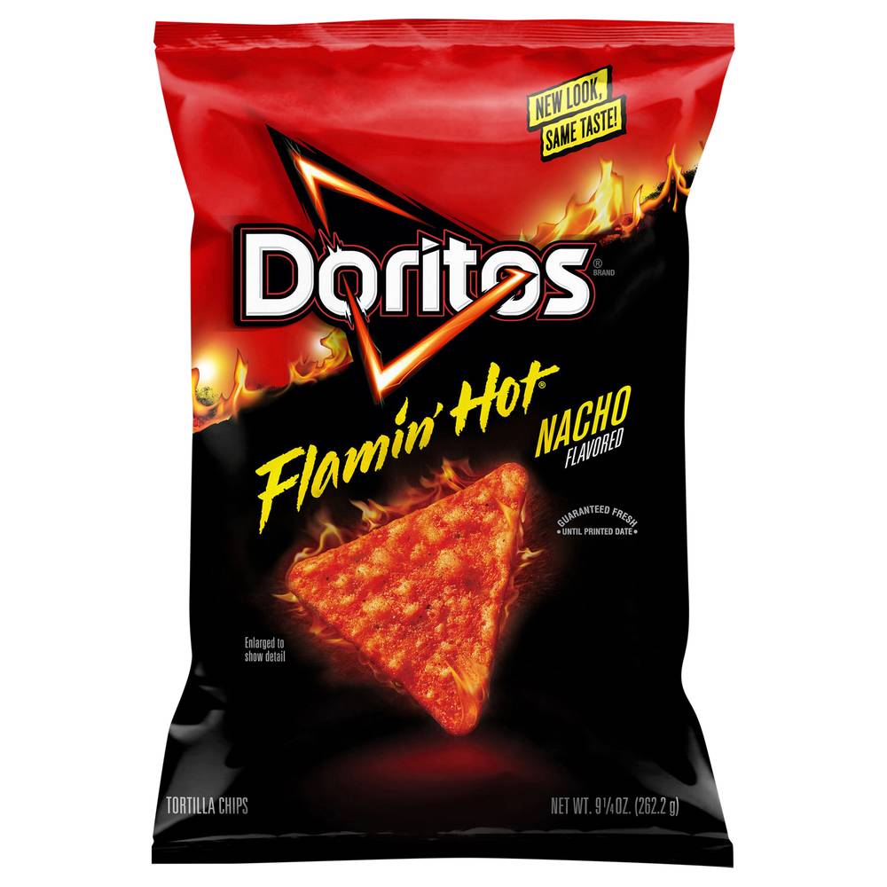 Doritos Flamin Hot Tortilla Chips (nacho)