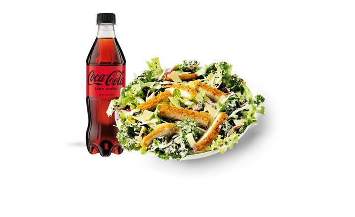 Green Kale Ceasar Salad w zestawie