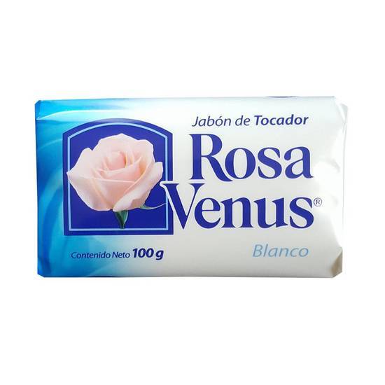Rosa venus jabón de tocador blanco (100 g)