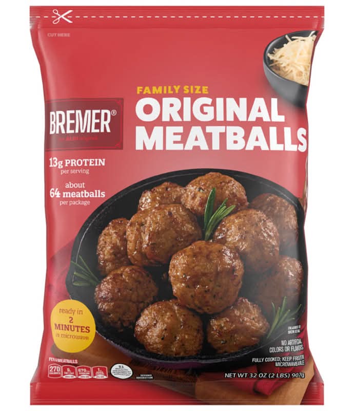 Bremer Original Meatballs Family Size (32 oz)