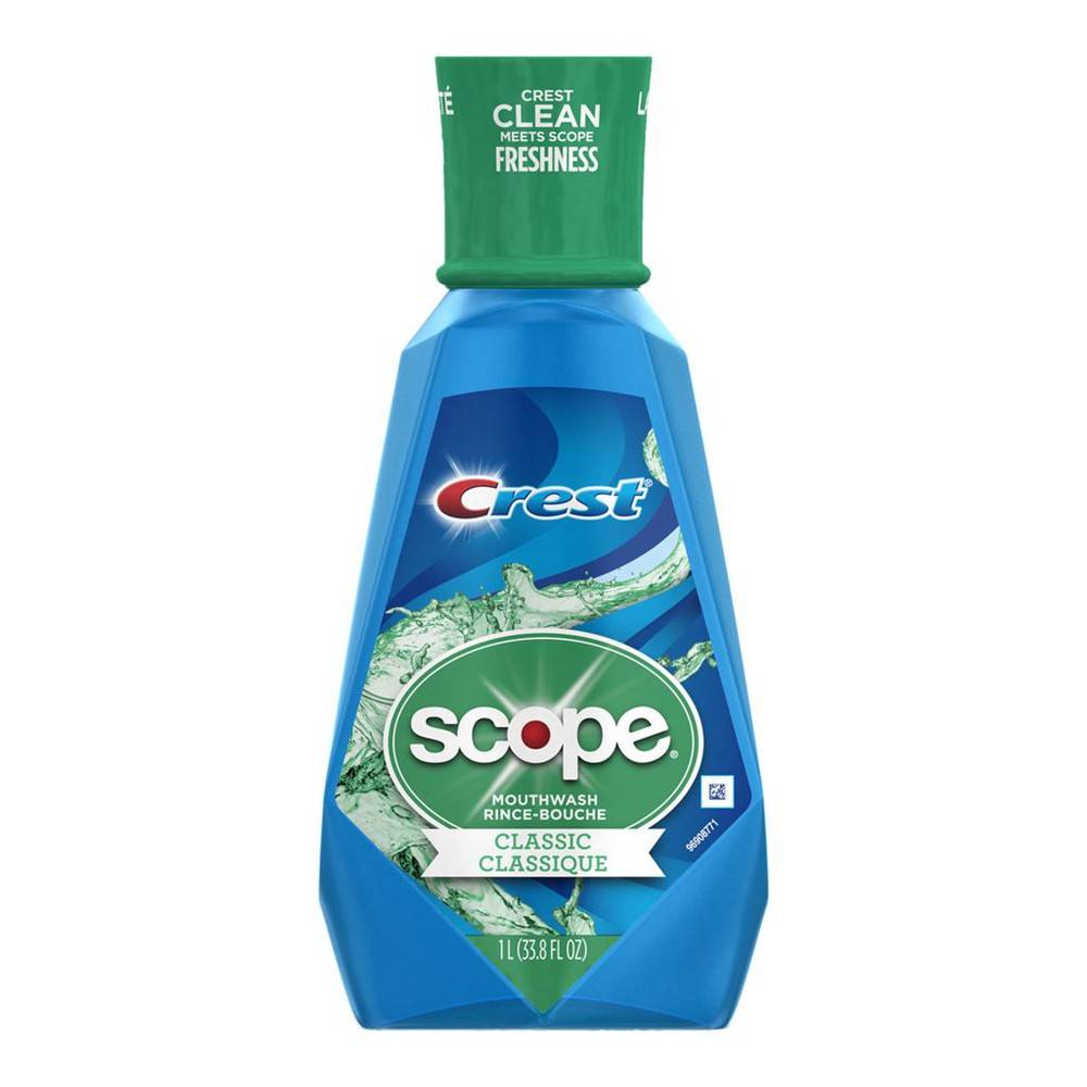 Scope rince-bouche classique avec scope (1 l) - cool peppermint  mouthwash (1 l)