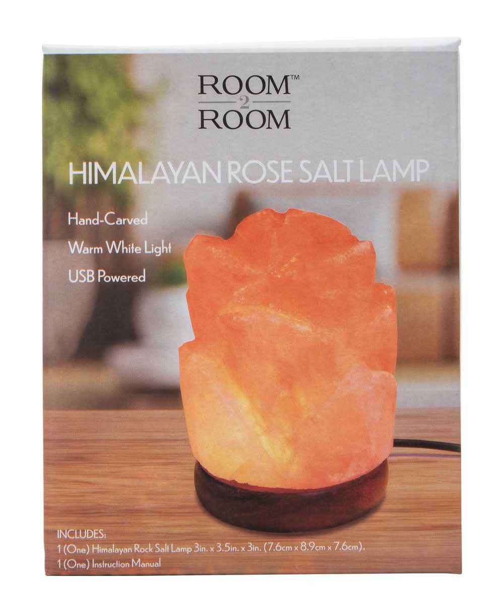 Himalayan Rose Salt Lamp 3in x 3.5in