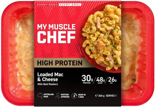 My Muscle Chef High Protein Loaded Mac & Cheese 360g