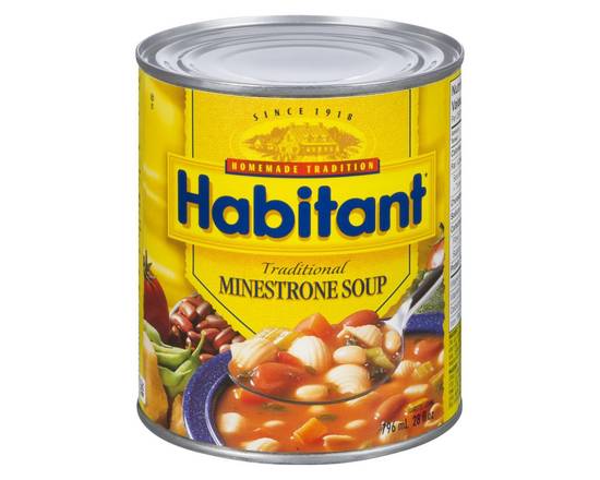 Habitant · Soupe minestrone traditionnelle (796 ml) - Traditional minestrone soup (796 mL)