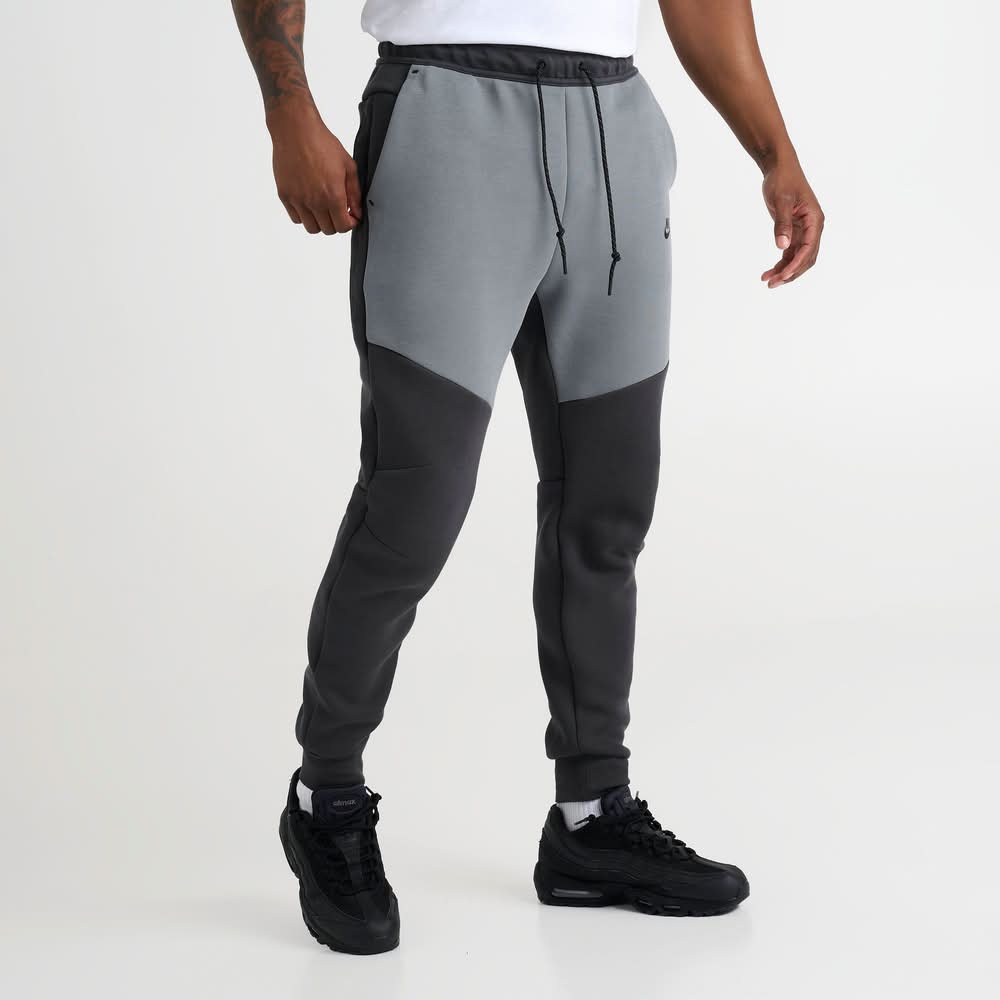 nike tech fleece pants grey black