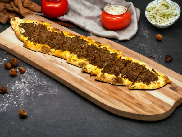 Roasted Pulled Lamb-Beef Meat (Kavurmali Pide)