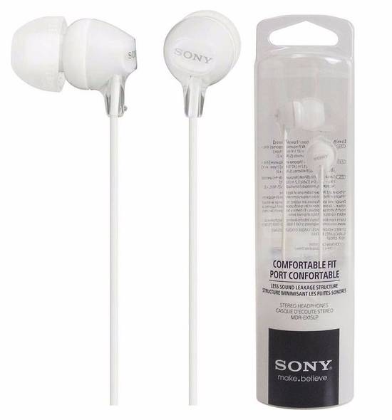 Sony audífonos alámbricos blanco mdr-ex15lp (1 pieza), Delivery Near You