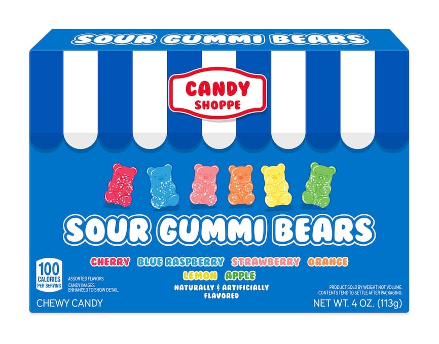 Candy Shoppe Sour Gummi Bears, Assorted Flavors, 1-ct.