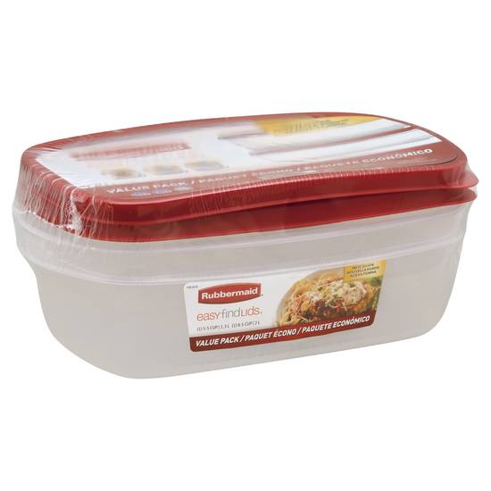 Rubbermaid Easy Find Lids Value pack Container, (2 ct)
