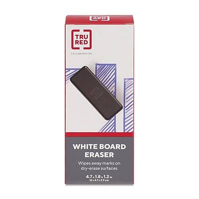 Tru Red Durable Dry Erase Eraser (black)